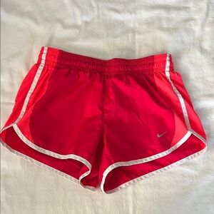 Nike Women's Bright Red Athletic Shorts